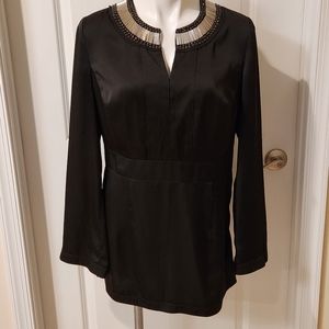 Tory Burch short dress with beads design around neck size small